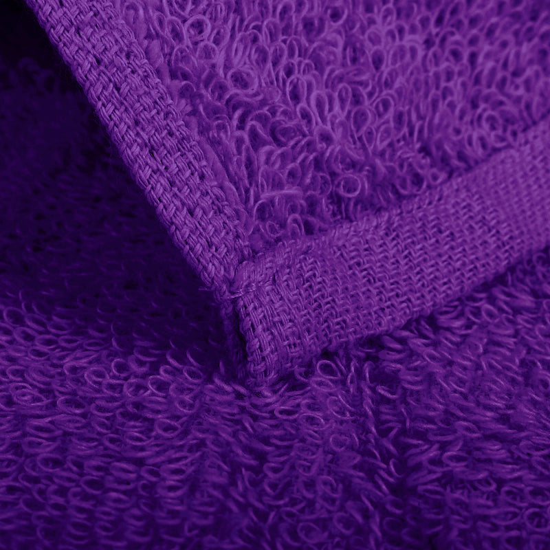 16 x 27" Purple 100% Cotton Premium Salon Towel