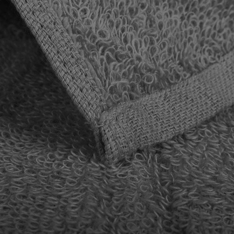 16 x 27" Charcoal Grey 100% Cotton Premium Salon Towel