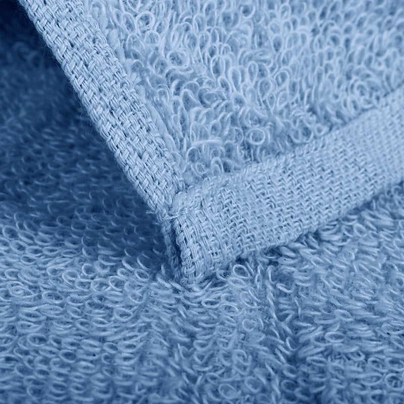 16 x 27" Light Blue 100% Cotton Premium Salon Towel
