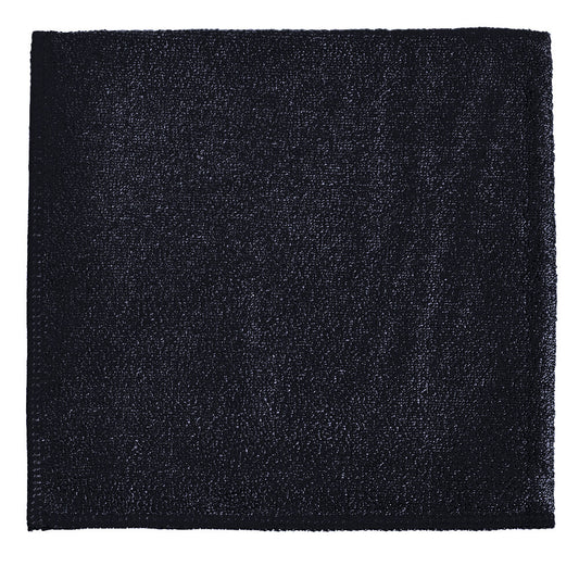 12 x 12" Black Heavy Duty Microfiber Towel (24 Pack)