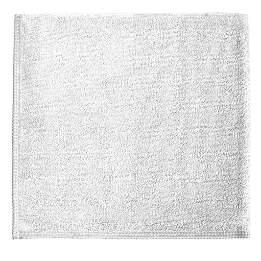 12 x 12" White Heavy Duty Microfiber Towel (24 Pack)