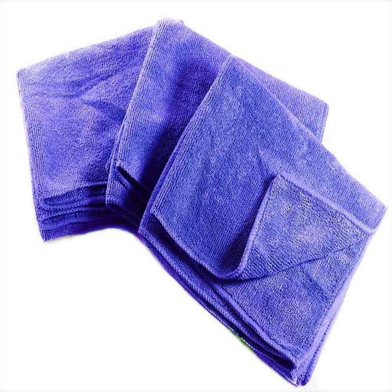 16 x 27" Blue Professional Grade Microfiber Towel