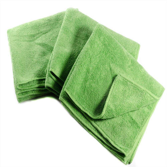 16 x 27" Green Professional Grade Microfiber Towel