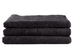 The Towel Guys 16 x 27" Black Edgeless Microfiber Towel