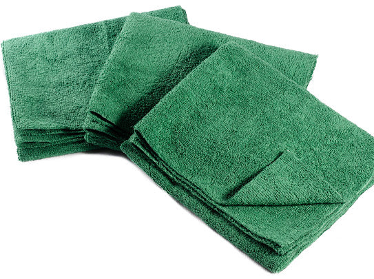 16 x 27" Forest Green Edgeless Microfiber Towel