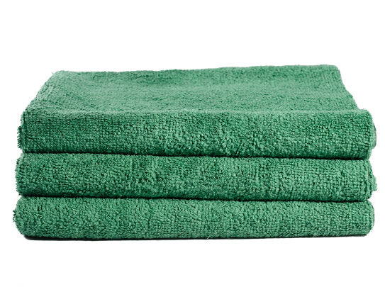16 x 27" Forest Green Edgeless Microfiber Towel