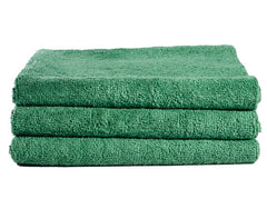 The Towel Guys 16 x 27" Forest Green Edgeless Microfiber Towel