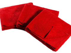 The Towel Guys 16 x 27" Red Edgeless Microfiber Towel