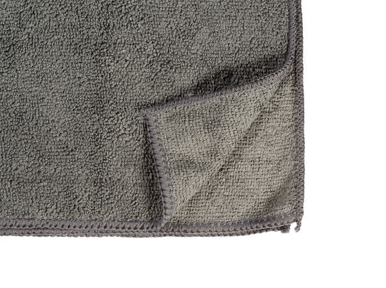 16 x 16" Grey Economy Microfiber Towel (36 Pack)