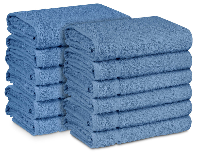 16 x 27" Light Blue 100% Cotton ULTRA Salon Towel