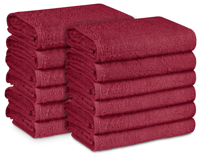 16 x 27" Burgundy 100% Cotton Premium Towel