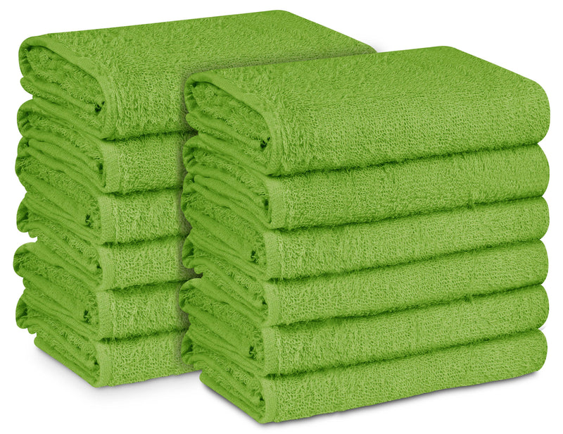 16 x 27" Lime Green 100% Cotton Premium Salon Towel
