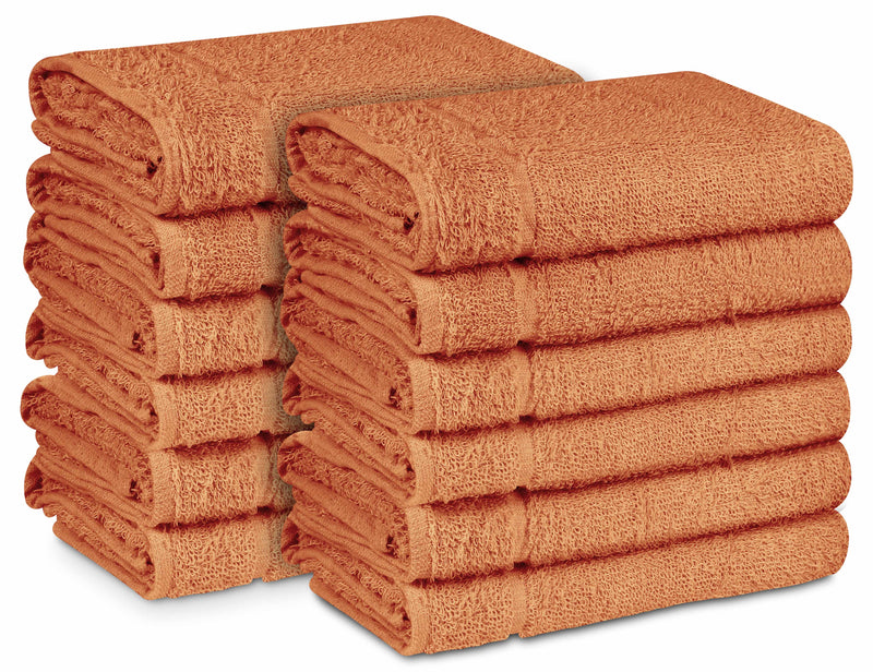 16 x 27" Peach 100% Cotton ULTRA Salon Towel
