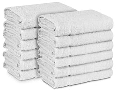 16 x 27" White 100% Cotton ULTRA Salon Towel