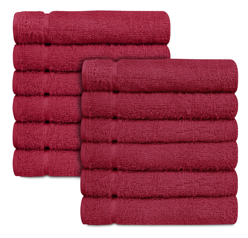16 x 27" Burgundy 100% Cotton ULTRA Salon Towel