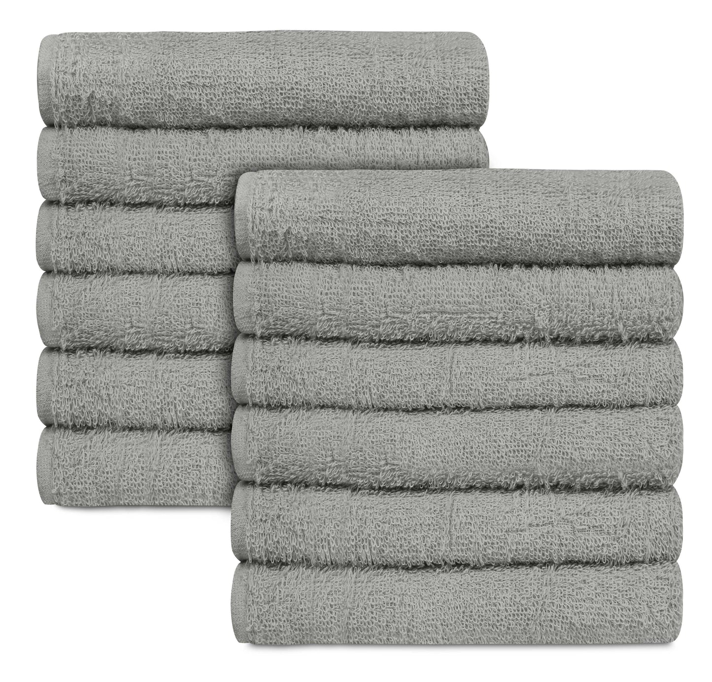 16 x 27" Silver 100% Cotton Premium Salon Towel