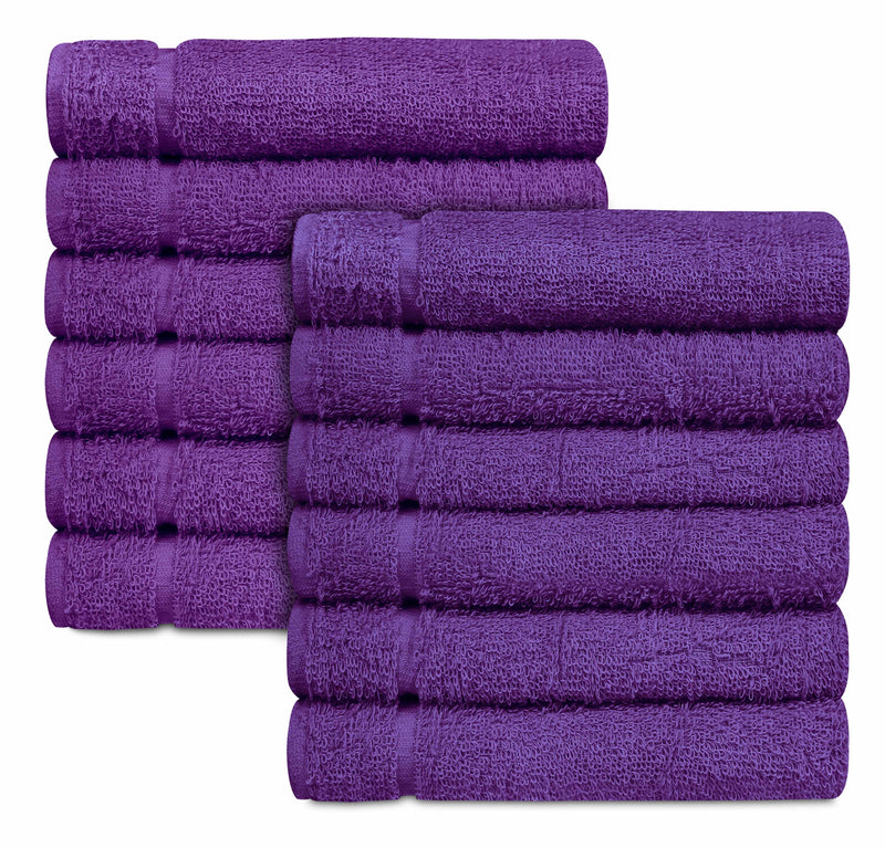 16 x 27" Purple 100% Cotton ULTRA Salon Towel