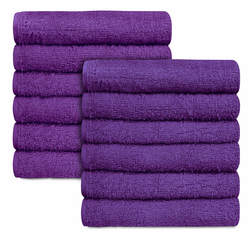 16 x 27" Purple 100% Cotton Premium Salon Towel