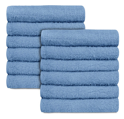16 x 27" Light Blue 100% Cotton Premium Salon Towel