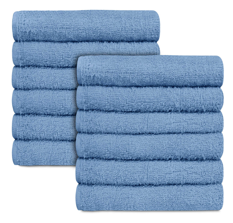 16 x 27" Light Blue 100% Cotton Premium Salon Towel