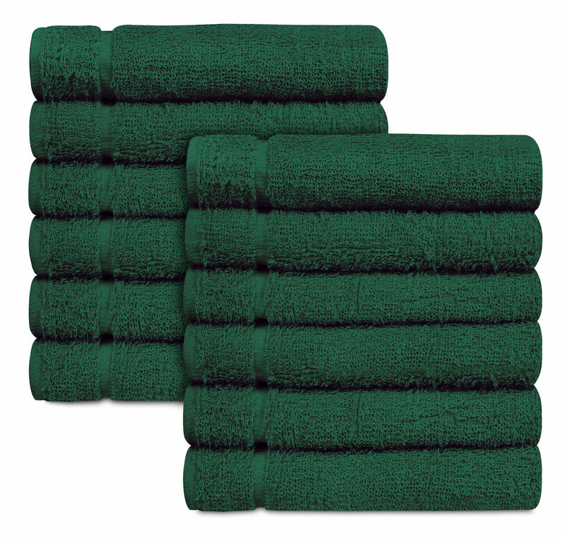 16 x 27" Forest Green 100% Cotton ULTRA Salon Towel