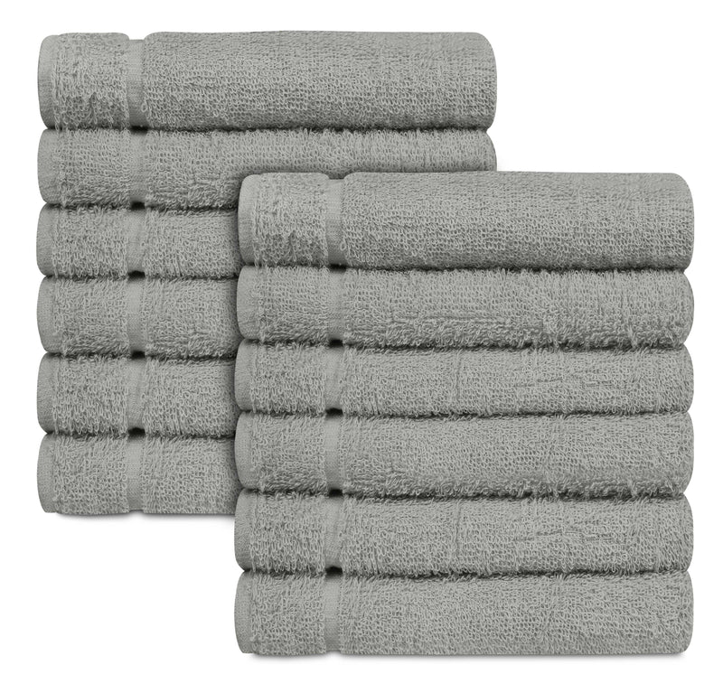 16 x 27" Silver Grey 100% Cotton ULTRA Salon Towel