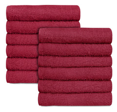 16 x 27" Burgundy 100% Cotton Premium Towel