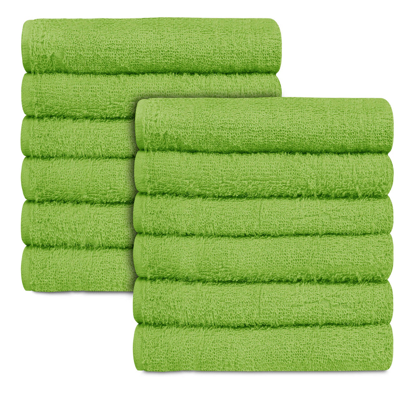 16 x 27" Lime Green 100% Cotton Premium Salon Towel