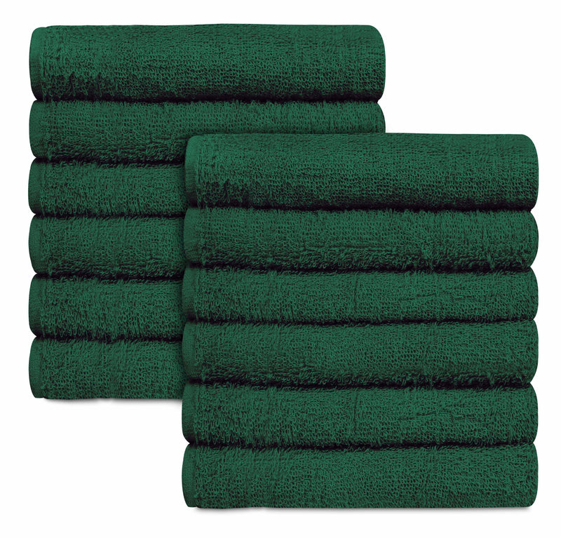 16 x 27" Forest Green 100% Cotton Premium Salon Towel