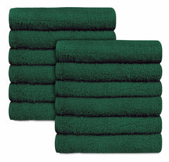 16 x 27" Forest Green 100% Cotton Premium Salon Towel