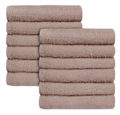 16 x 27" Camel Taupe 100% Cotton Premium Salon Towel