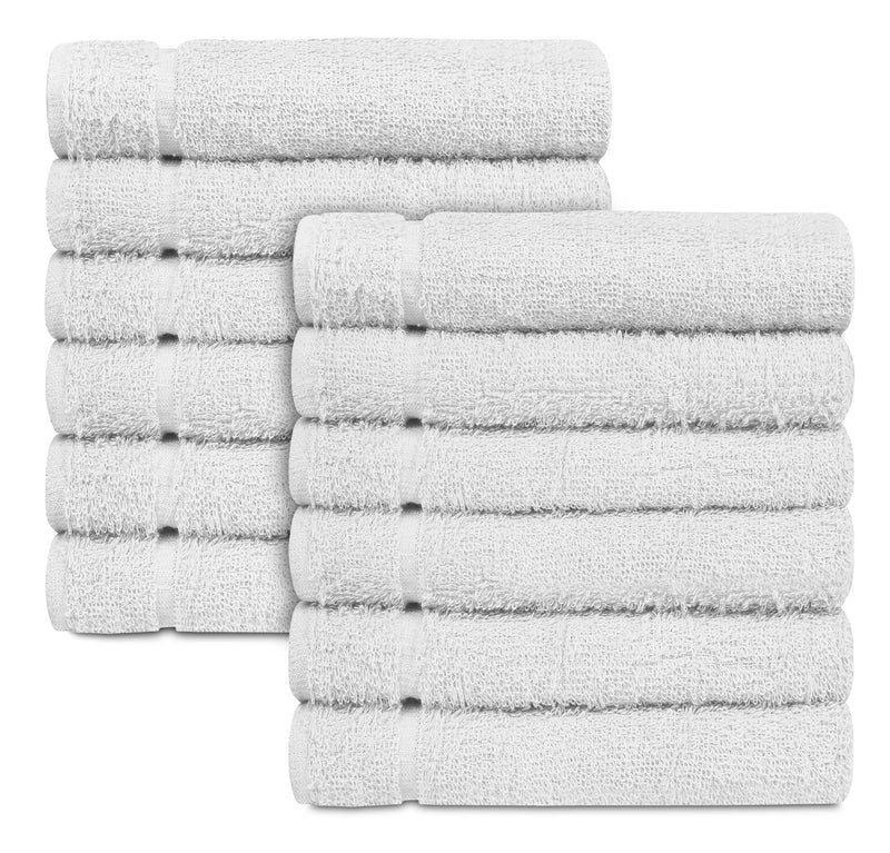 16 x 27" White 100% Cotton ULTRA Salon Towel