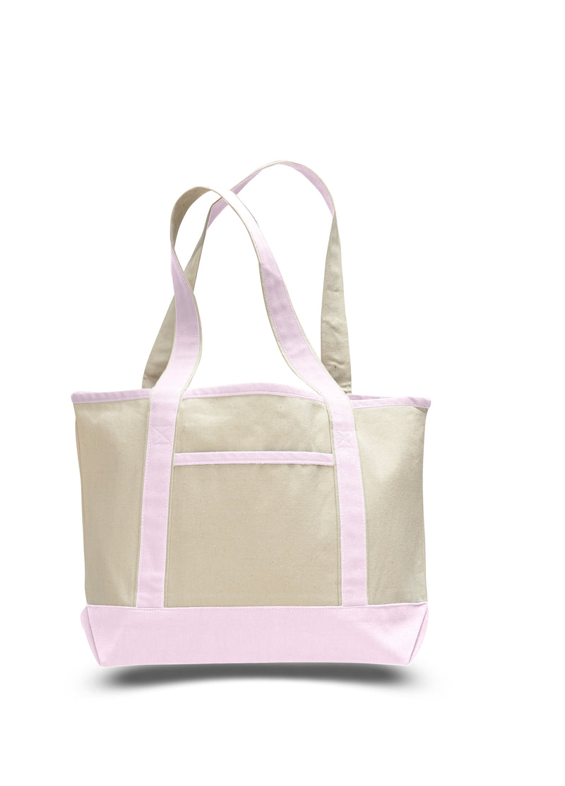 Small  Canvas Deluxe Tote Bag 18-1/2"W x 12"H x 5-1/2"D