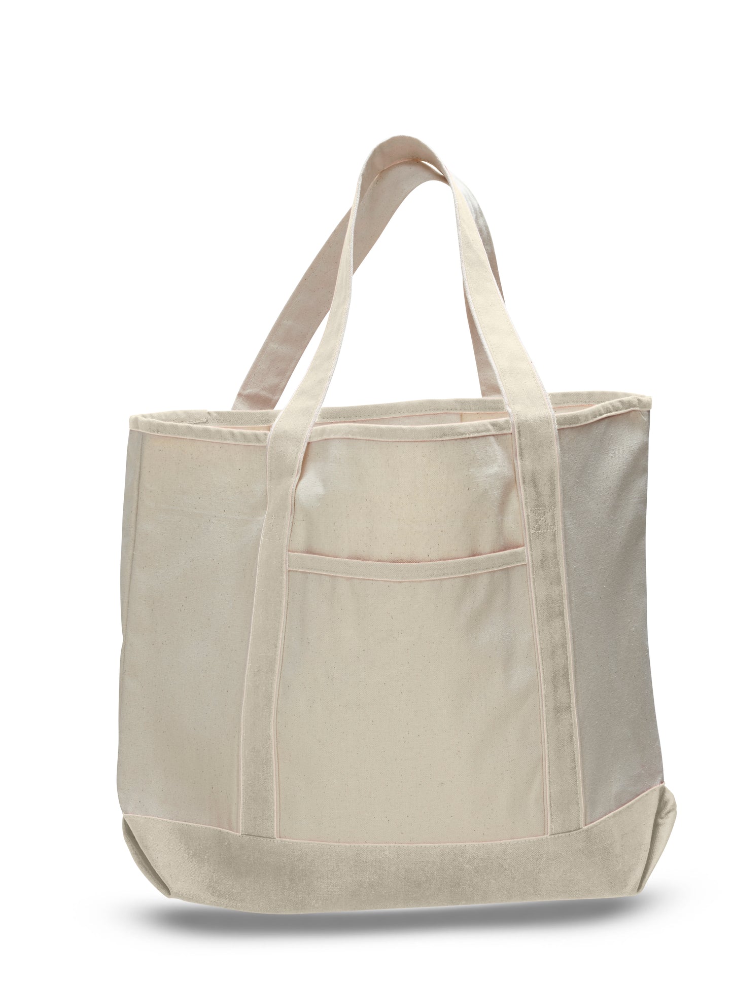 Jumbo Heavy Canvas Deluxe Tote Bag 22"W x 16"H x 6"D