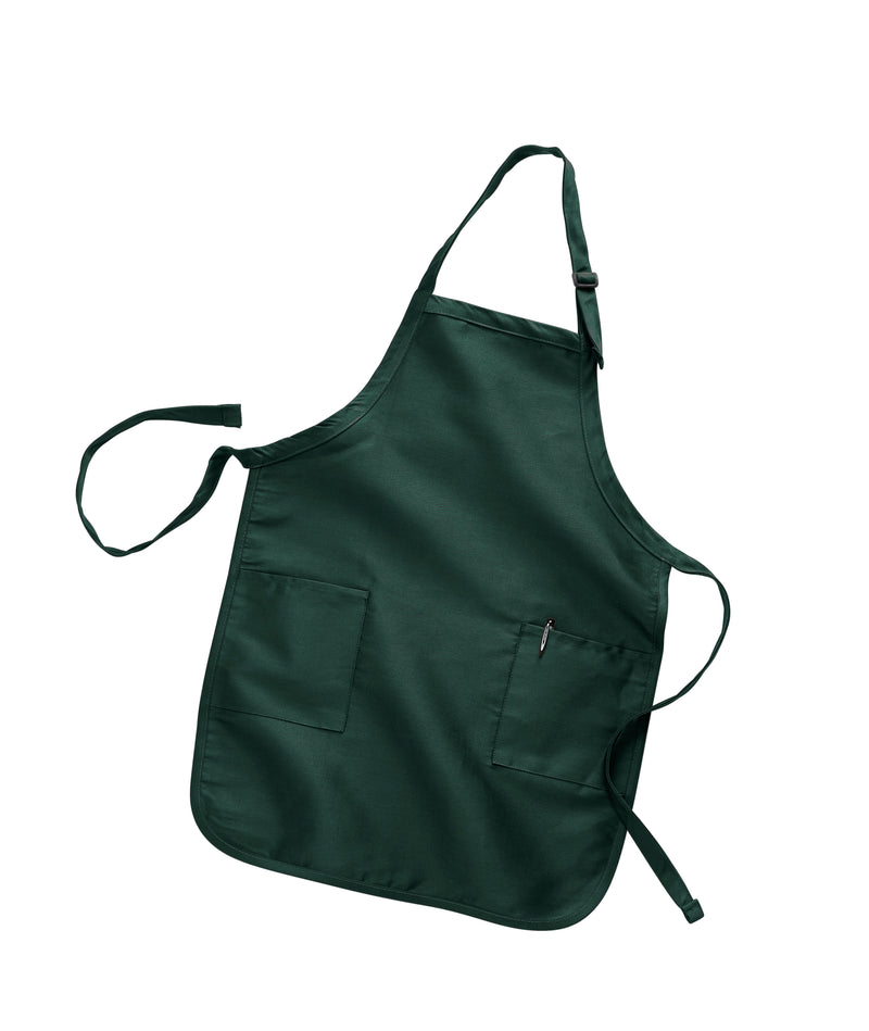 Full Length Apron with Pockets 22"W x 30"H 12 pc pack ( 1 Dozen )