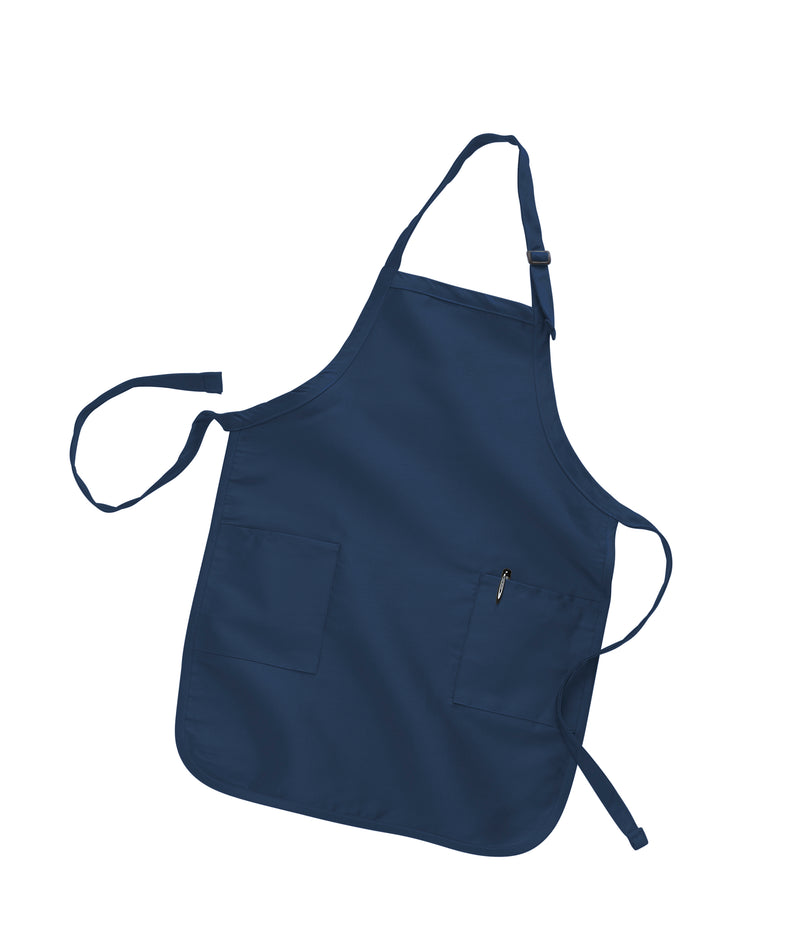 Full Length Apron with Pockets 22"W x 30"H 12 pc pack ( 1 Dozen )