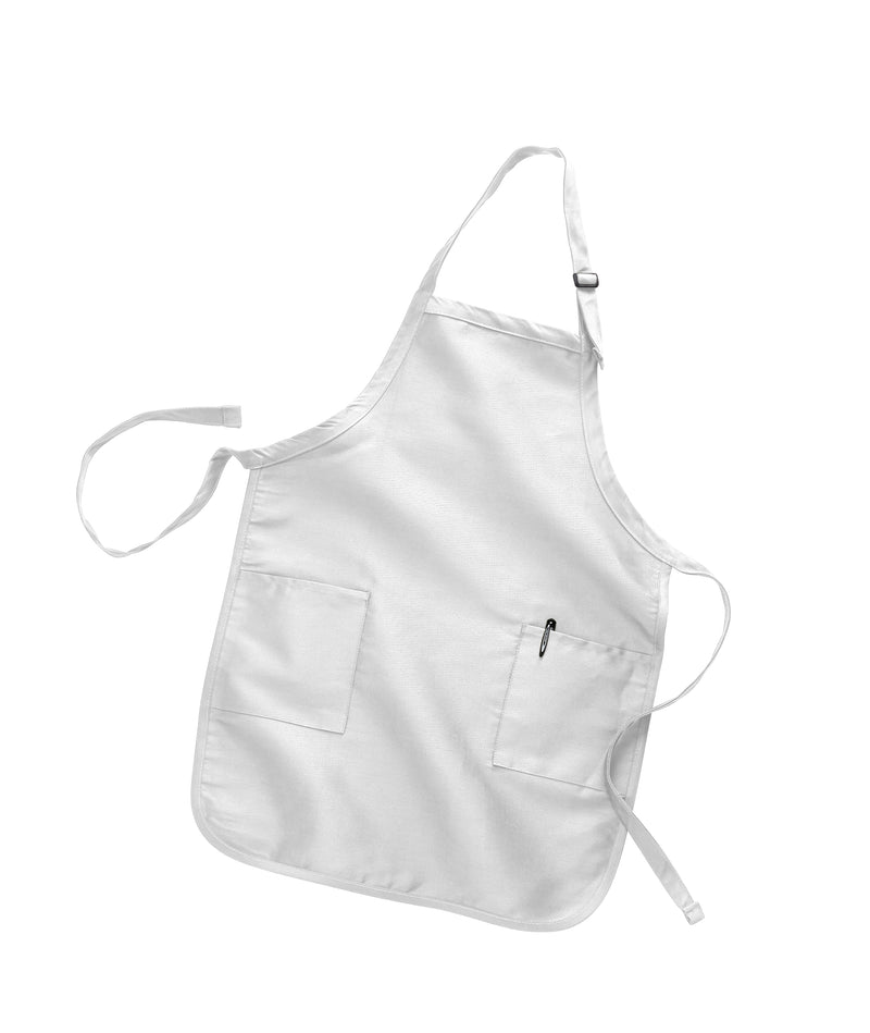Full Length Apron with Pockets 22"W x 30"H 12 pc pack ( 1 Dozen )