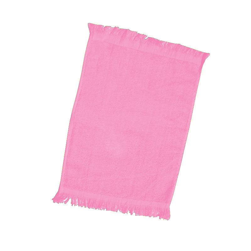 Fingertip Towel Fringed 11" x 18" 48 Pc Pack (4 Dozen) 1.3lbs per dozen