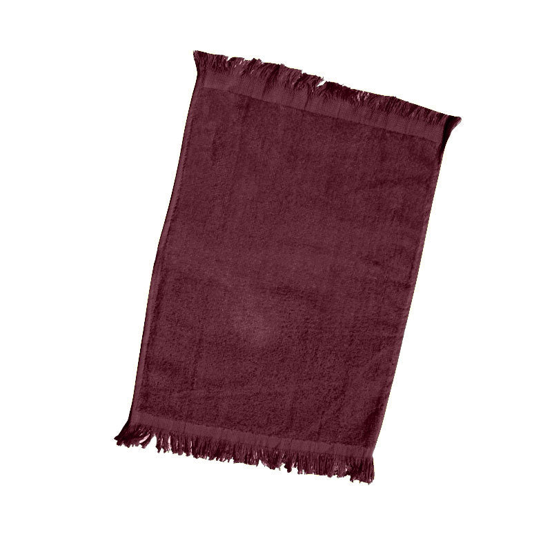 Fingertip Towel Fringed 11" x 18" 48 Pc Pack (4 Dozen) 1.3lbs per dozen