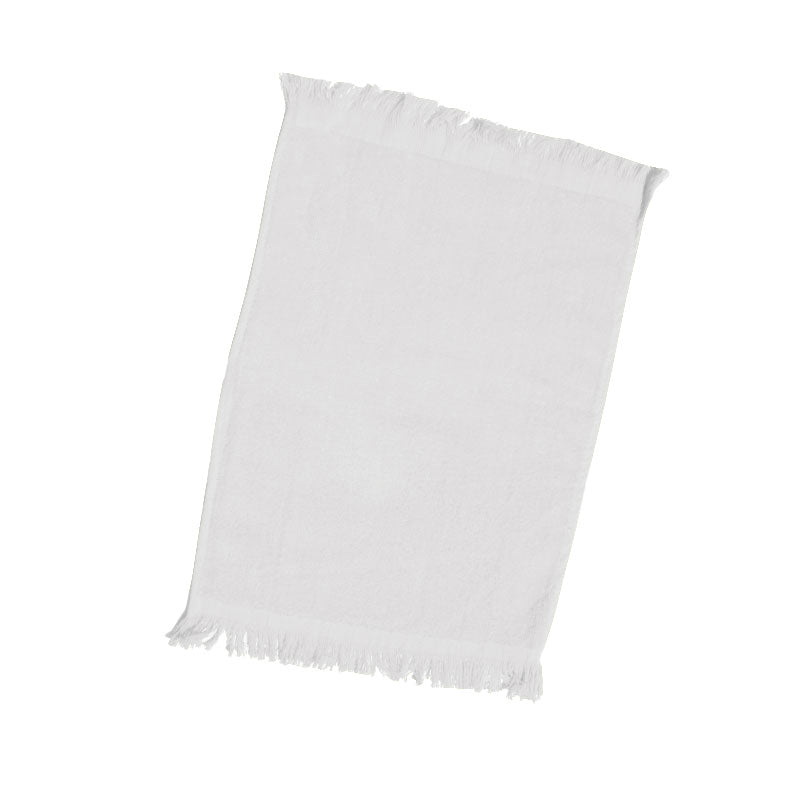 Fingertip Towel Fringed 11" x 18" 48 Pc Pack (4 Dozen) 1.3lbs per dozen