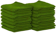 Green Cotton Shop Towels (100 Pack)